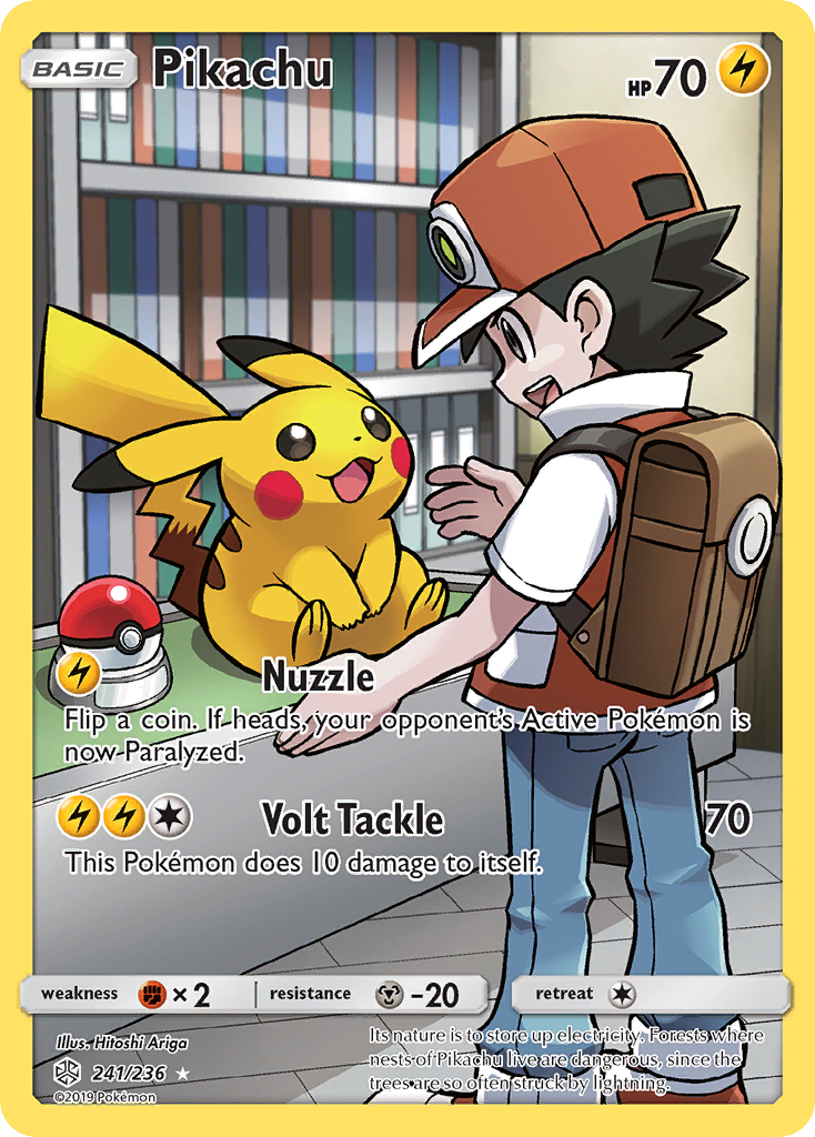 Pikachu (241/236) [Sun & Moon: Cosmic Eclipse] | Good Games Adelaide SA