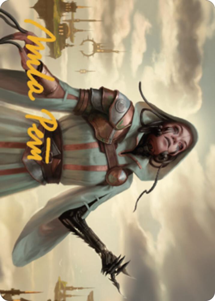 Phyrexian Missionary Art Card Gold Stamped Signature 11 (Art Series: Dominaria United)  | Good Games Adelaide SA