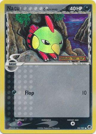 Natu (55/101) (Delta Species) (Stamped) [EX: Dragon Frontiers] | Good Games Adelaide SA