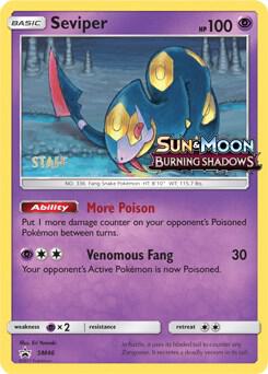 Seviper Prerelease Staff SM46 (SM Promos)  - Holofoil | Good Games Adelaide SA