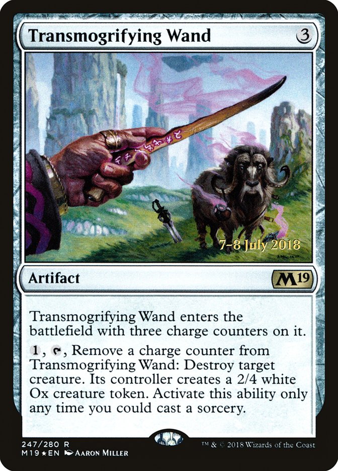 Transmogrifying Wand [Core Set 2019 Promos] | Good Games Adelaide SA