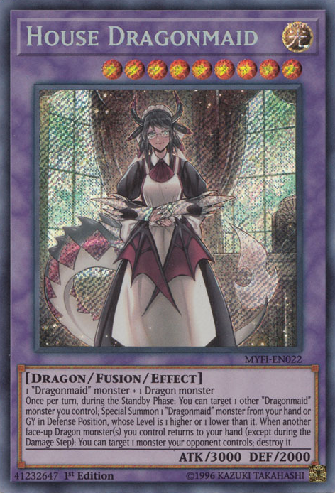 House Dragonmaid [MYFI-EN022] Secret Rare | Good Games Adelaide SA