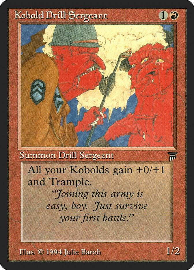 Kobold Drill Sergeant  (Legends)  | Good Games Adelaide SA