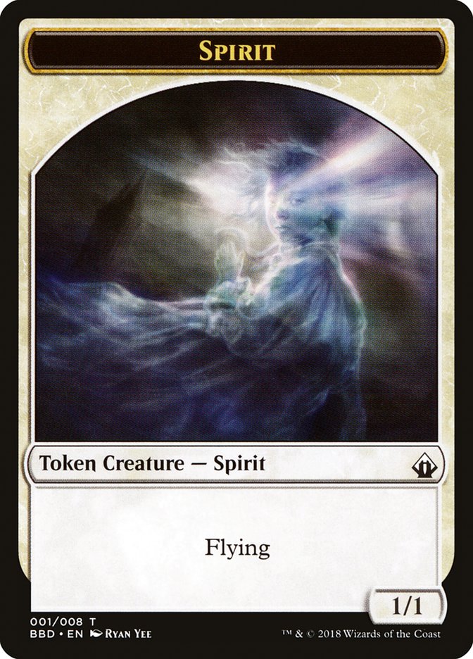 Spirit Token [Battlebond Tokens] | Good Games Adelaide SA