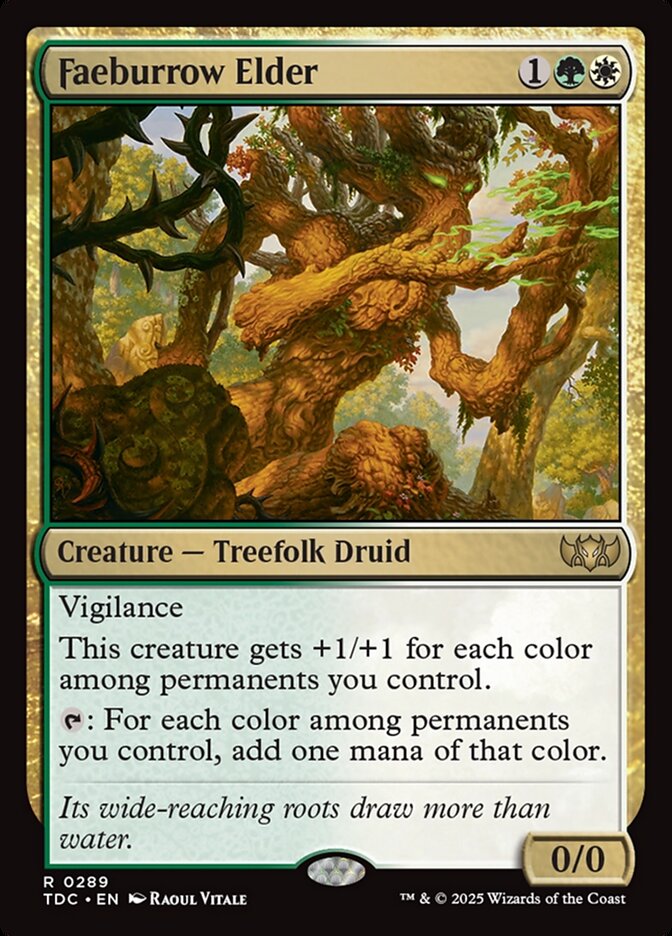 Faeburrow Elder 289 (Commander: Tarkir: Dragonstorm)  | Good Games Adelaide SA