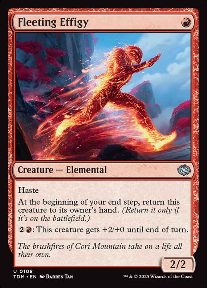 Fleeting Effigy 108 (Tarkir: Dragonstorm)  | Good Games Adelaide SA