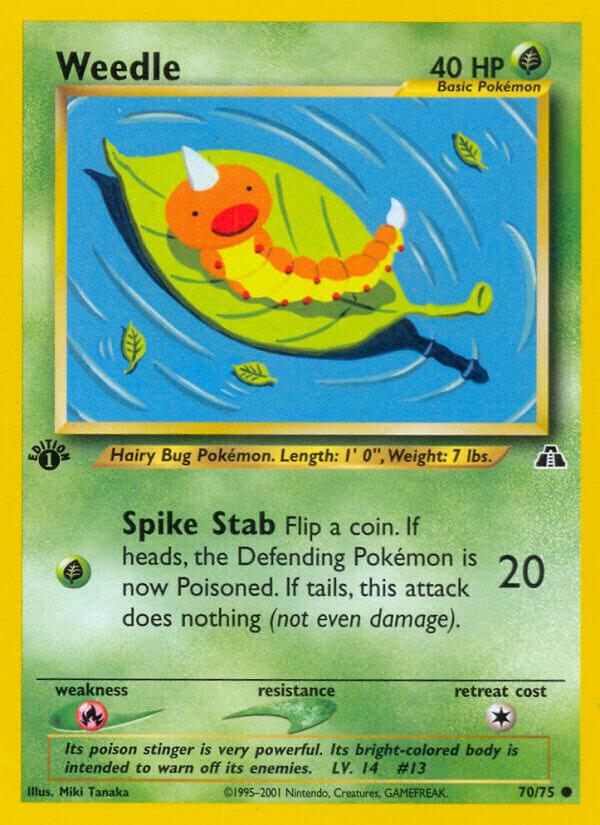 Weedle 70/75 (Neo Discovery)  - 1st Edition | Good Games Adelaide SA