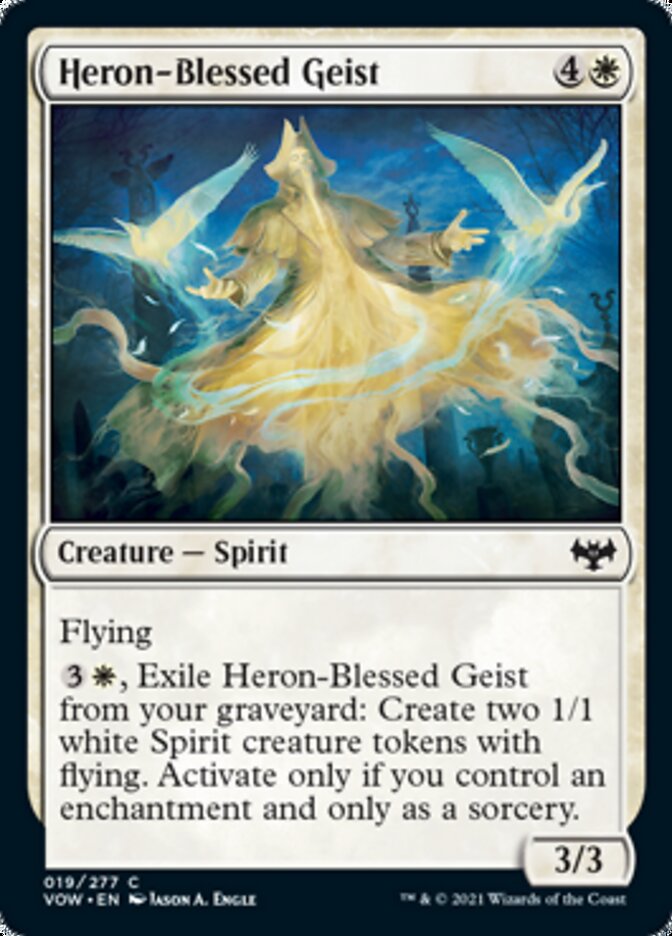 Heron-Blessed Geist [Innistrad: Crimson Vow] | Good Games Adelaide SA