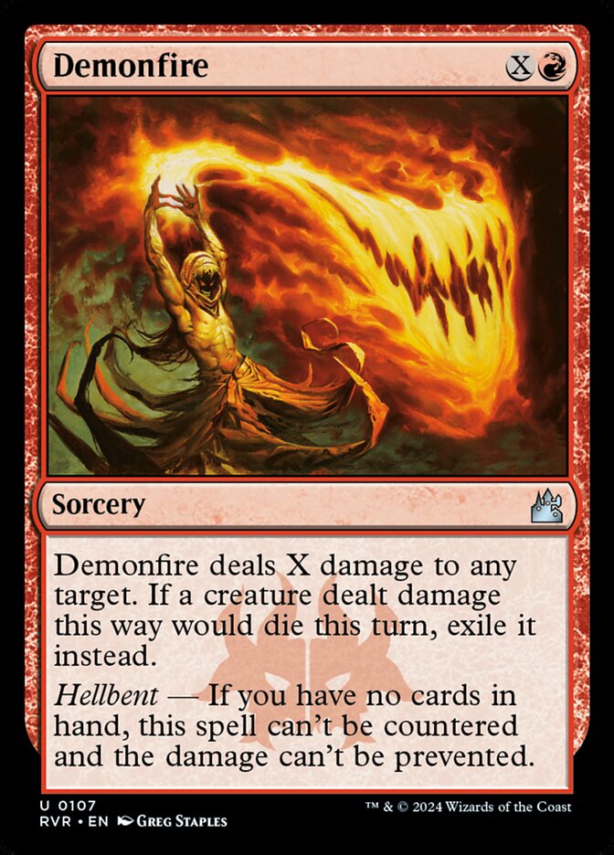 Demonfire 107 (Ravnica Remastered)  - Foil | Good Games Adelaide SA