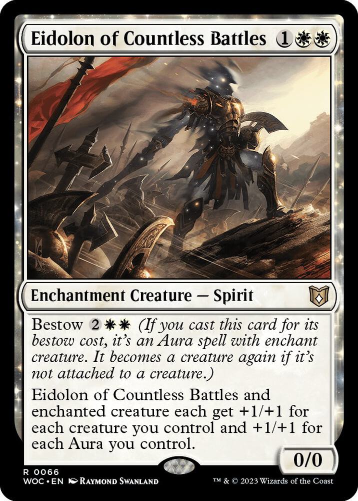 Eidolon of Countless Battles 66 (Commander: Wilds of Eldraine)  | Good Games Adelaide SA