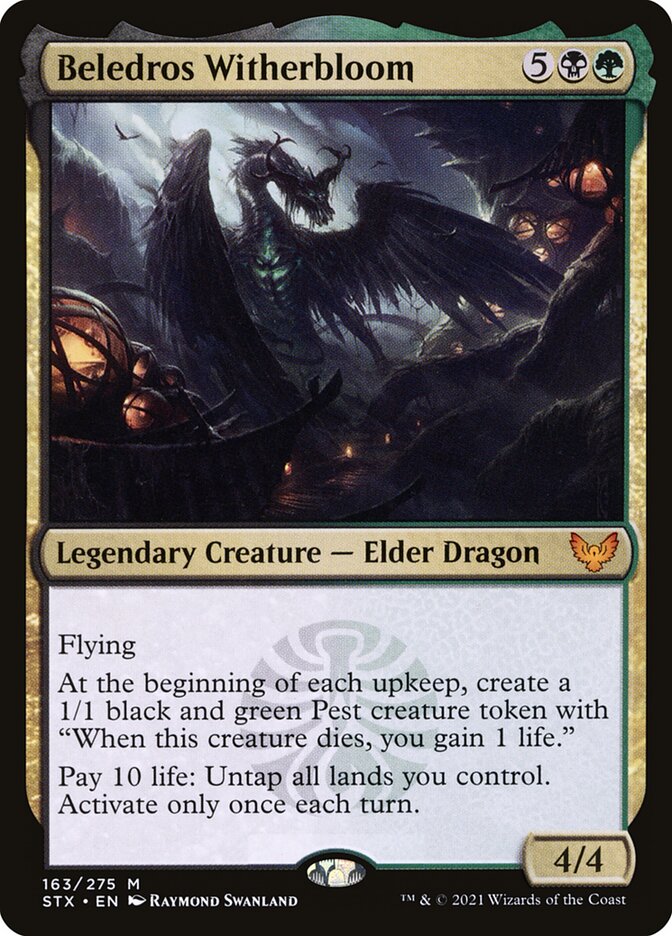 Beledros Witherbloom 163 (Strixhaven: School of Mages)  - Foil | Good Games Adelaide SA