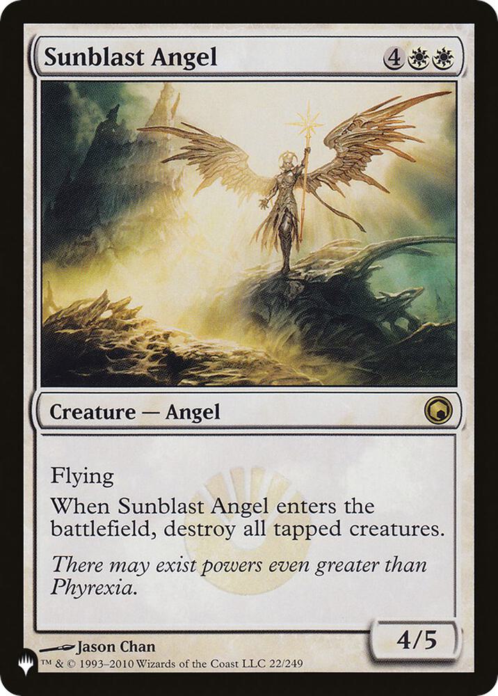 Sunblast Angel 22 (The List Reprints)  - Foil | Good Games Adelaide SA