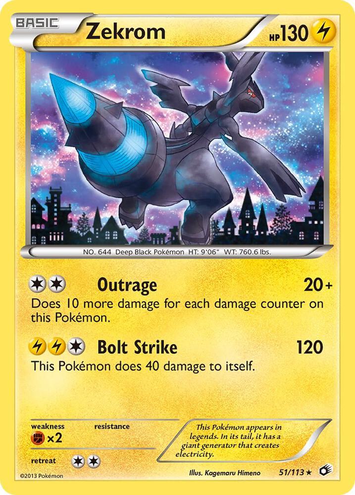Zekrom 51/113 (Legendary Treasures)  - Holofoil | Good Games Adelaide SA