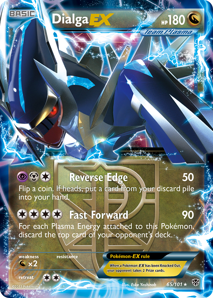 Dialga EX (65/101) [Black & White: Plasma Blast] | Good Games Adelaide SA