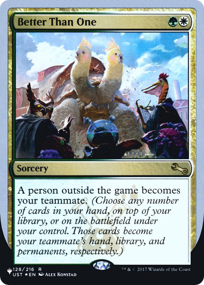 Better Than One 128/216 (The List Reprints)  - Foil | Good Games Adelaide SA