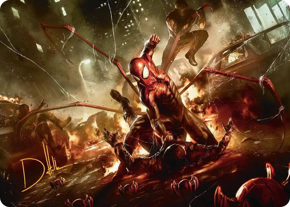 Superior Spider Man Art Card Gold Stamped Signature 32 (Art Series: Marvel's Spider-Man)  | Good Games Adelaide SA