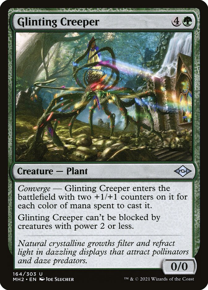 Glinting Creeper 164 (Modern Horizons 2)  - Foil | Good Games Adelaide SA