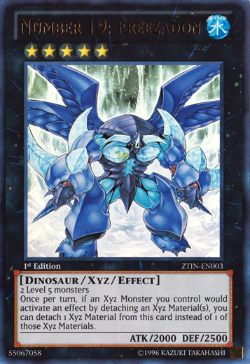 Number 19: Freezadon [ZTIN-EN003] Ultra Rare | Good Games Adelaide SA