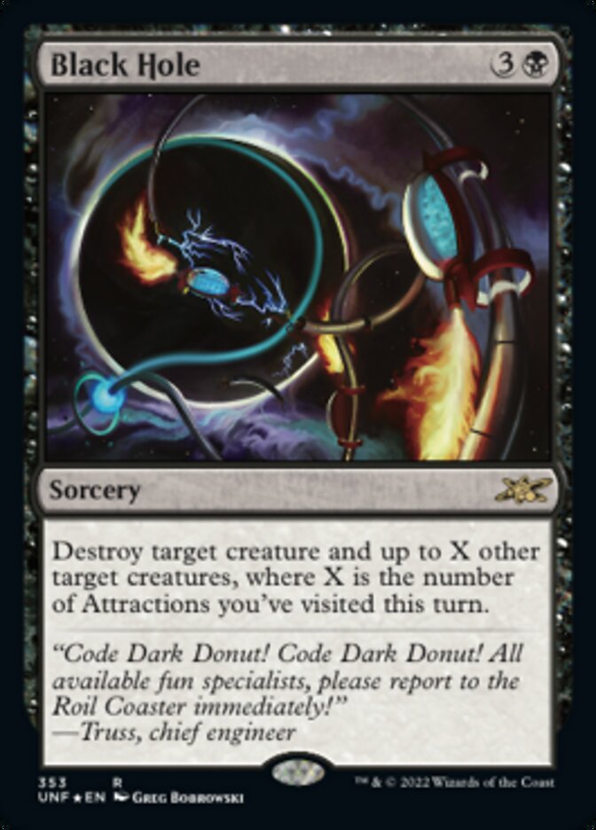 Black Hole (Galaxy Foil) [Unfinity] | Good Games Adelaide SA