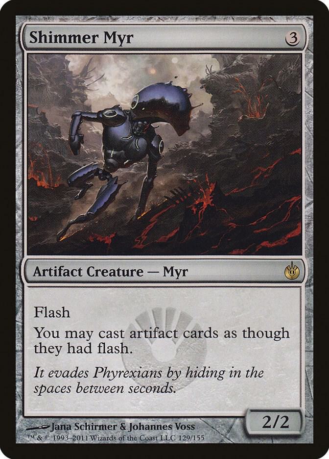 Shimmer Myr 129 (Mirrodin Besieged)  | Good Games Adelaide SA