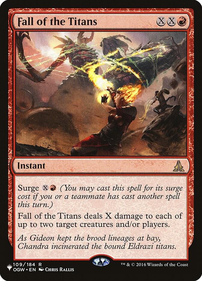 Fall of the Titans 109/184 (The List Reprints)  | Good Games Adelaide SA