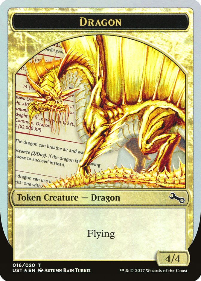 Gold Dragon Token [Unstable Tokens] | Good Games Adelaide SA