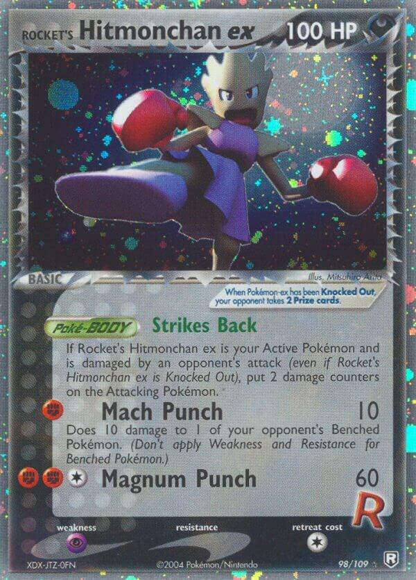 Rockets Hitmonchan ex 98/109 (Team Rocket Returns)  - Holofoil | Good Games Adelaide SA