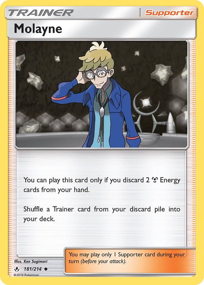 Molayne 181/214 (SM - Unbroken Bonds)  | Good Games Adelaide SA