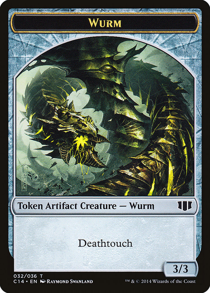 Wurm (032/036) // Goat Double-sided Token [Commander 2014 Tokens] | Good Games Adelaide SA
