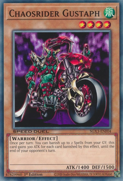 Chaosrider Gustaph [SGX3-ENF04] Common | Good Games Adelaide SA