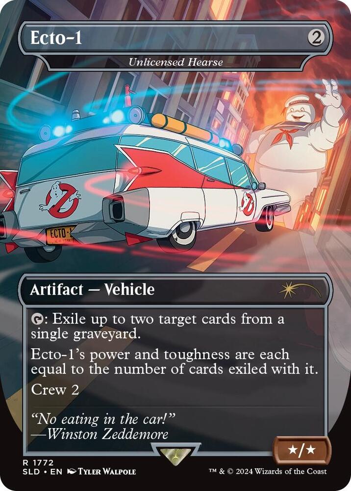 Ecto 1 Unlicensed Hearse 1772 (Secret Lair Drop Series)  | Good Games Adelaide SA