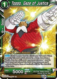 Toppo, Gaze of Justice (Universal Onslaught) [BT9-046] | Good Games Adelaide SA