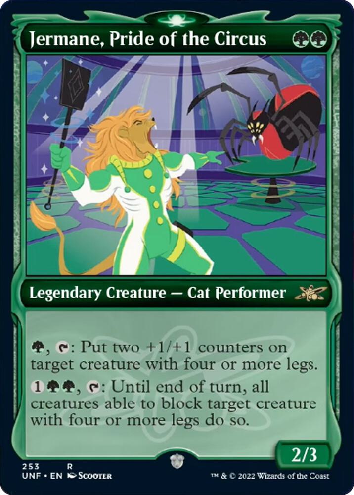Jermane Pride of the Circus Showcase 253 (Unfinity)  - Foil | Good Games Adelaide SA