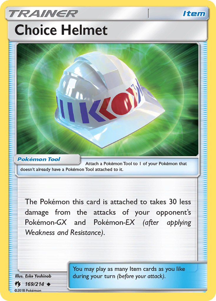 Choice Helmet (169/214) [Sun & Moon: Lost Thunder] | Good Games Adelaide SA