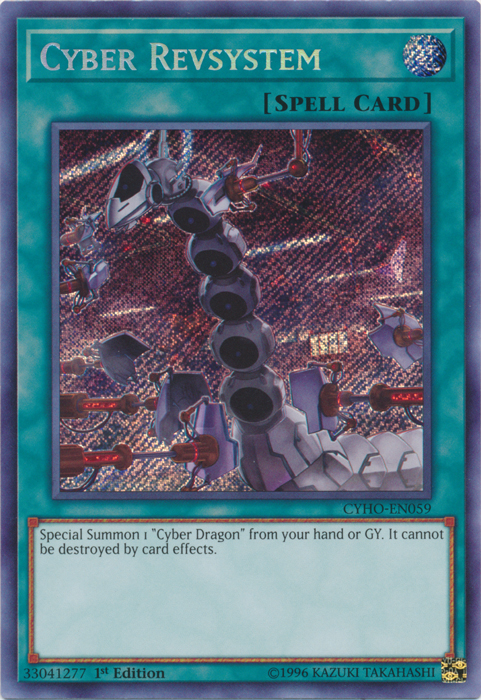 Cyber Revsystem [CYHO-EN059] Secret Rare | Good Games Adelaide SA