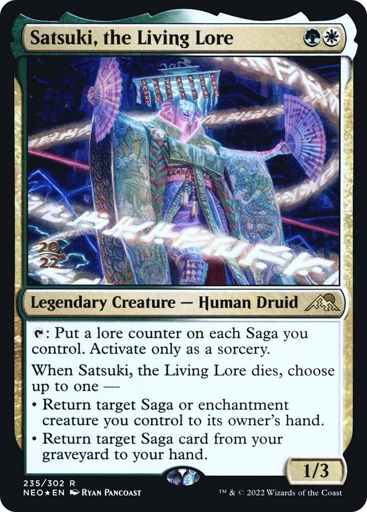 Satsuki the Living Lore 235 (Prerelease Cards)  - Foil | Good Games Adelaide SA