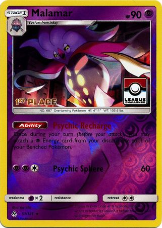 Malamar (51/131) (League Promo 1st Place) [Sun & Moon: Forbidden Light] | Good Games Adelaide SA