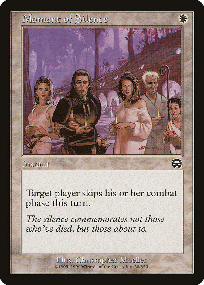 Moment of Silence 28 (Mercadian Masques)  - Foil | Good Games Adelaide SA