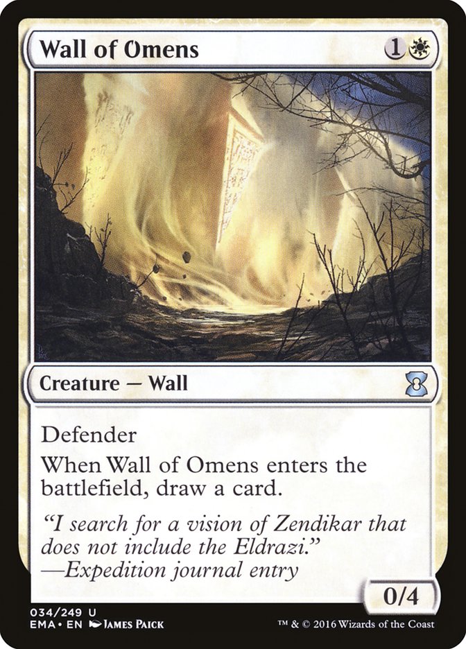 Wall of Omens [Eternal Masters] | Good Games Adelaide SA