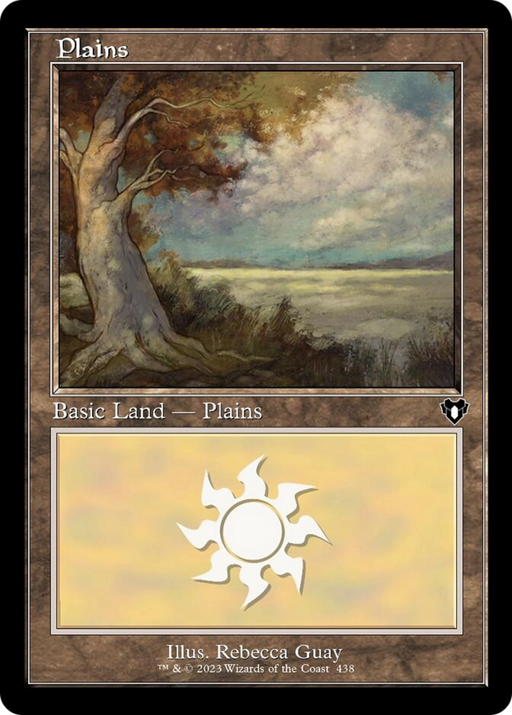 Plains (438) (Retro) [Commander Masters] | Good Games Adelaide SA