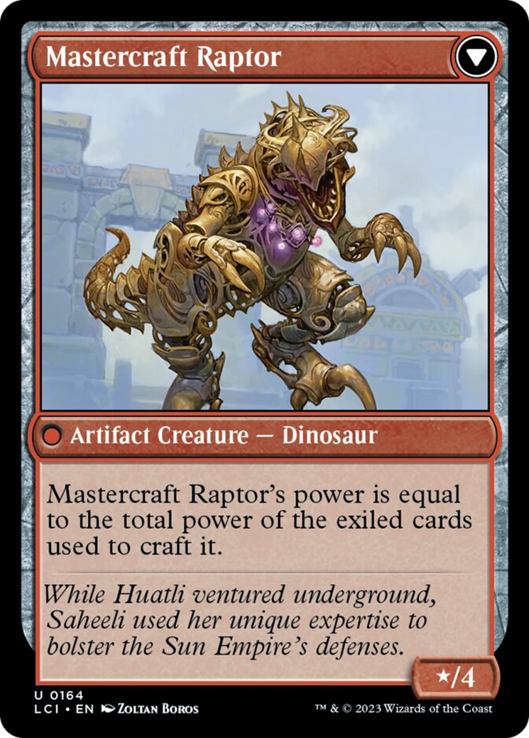 Saheeli's Lattice // Mastercraft Raptor [The Lost Caverns of Ixalan] | Good Games Adelaide SA