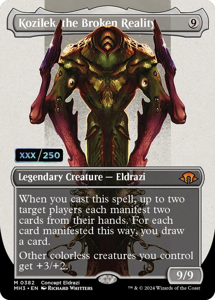 Kozilek, the Broken Reality Serialized 382 (Modern Horizons 3)  - Foil | Good Games Adelaide SA