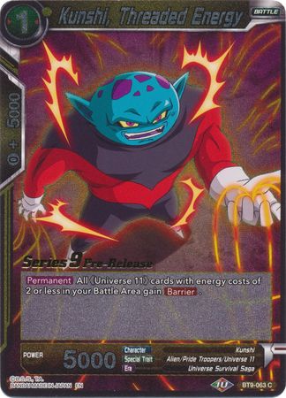 Kunshi, Threaded Energy (Universal Onslaught) [BT9-063] | Good Games Adelaide SA