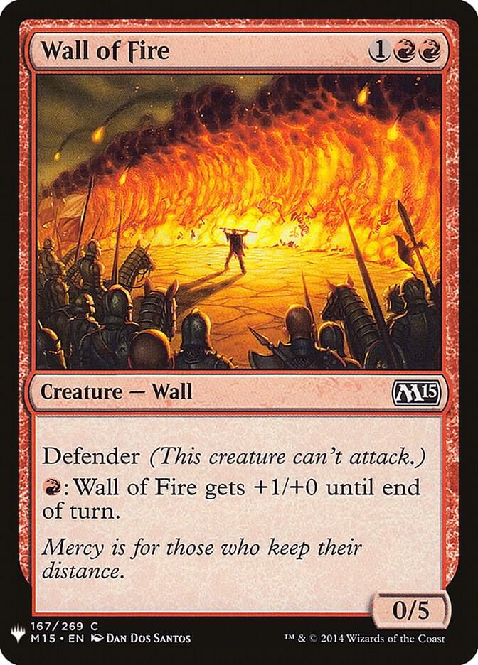 Wall of Fire 167 (The List Reprints)  | Good Games Adelaide SA