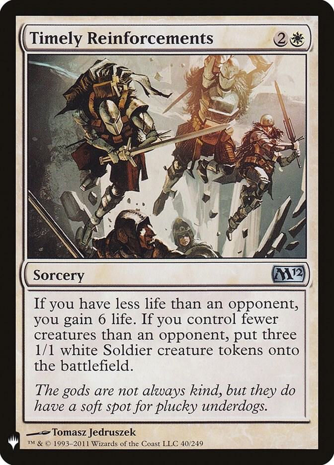 Timely Reinforcements 40 (The List Reprints)  | Good Games Adelaide SA