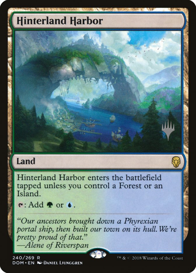 Hinterland Harbor [Dominaria Promos] | Good Games Adelaide SA