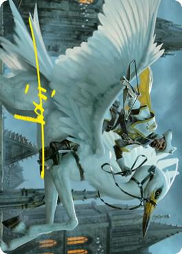 Gryff Rider Art Card Gold Stamped Signature 10 (Art Series: Innistrad: Crimson Vow)  | Good Games Adelaide SA