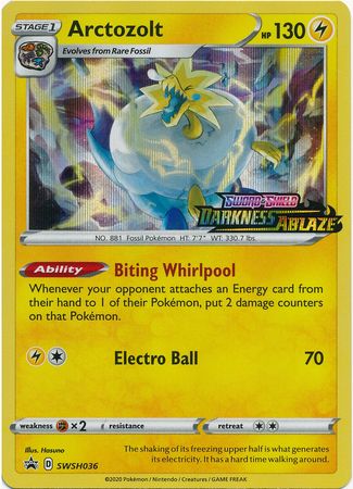 Arctozolt (SWSH036) (Prerelease Promo) [Sword & Shield: Black Star Promos] | Good Games Adelaide SA