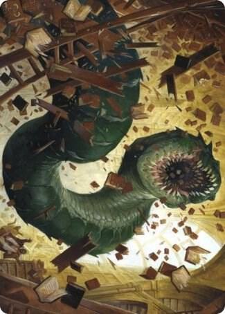 Bookwurm Art Card 14 (Art Series: Strixhaven)  | Good Games Adelaide SA