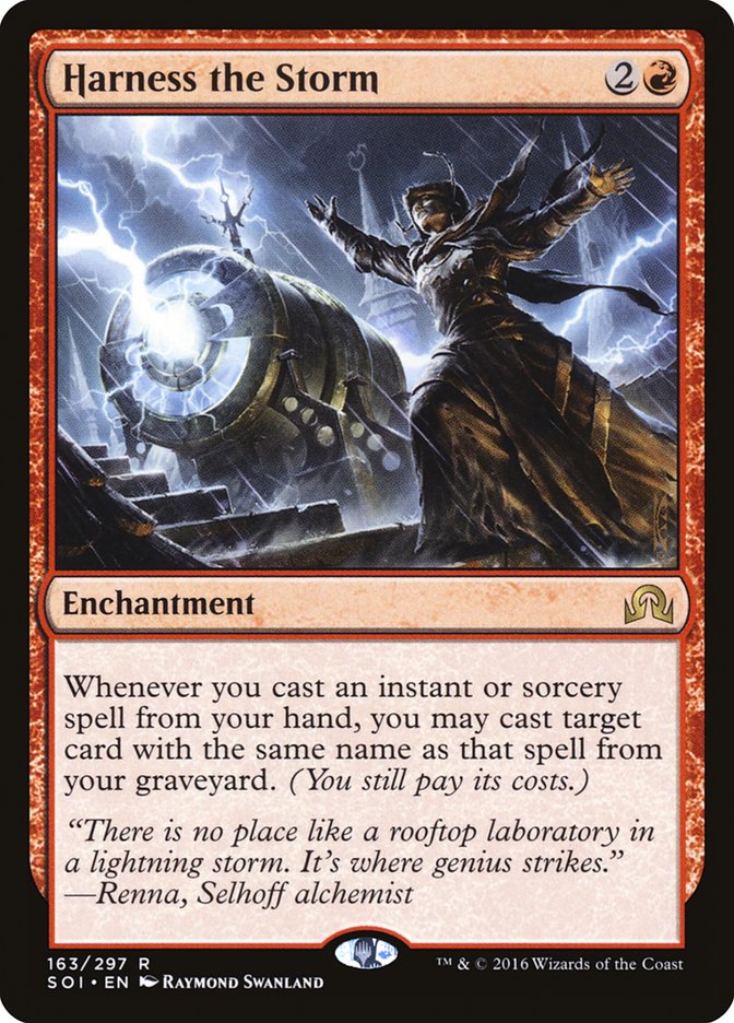 Harness the Storm 163 (Shadows over Innistrad)  - Foil | Good Games Adelaide SA
